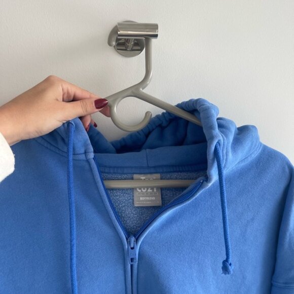 ARITZIA TNA blue Zip-Up Hoodie - Picture 5 of 7
